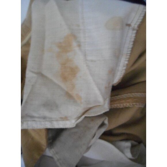 Beige/Khaki Tan lightweight thin corduroy flat front Pants Men's W 36 - Picture 6 of 7